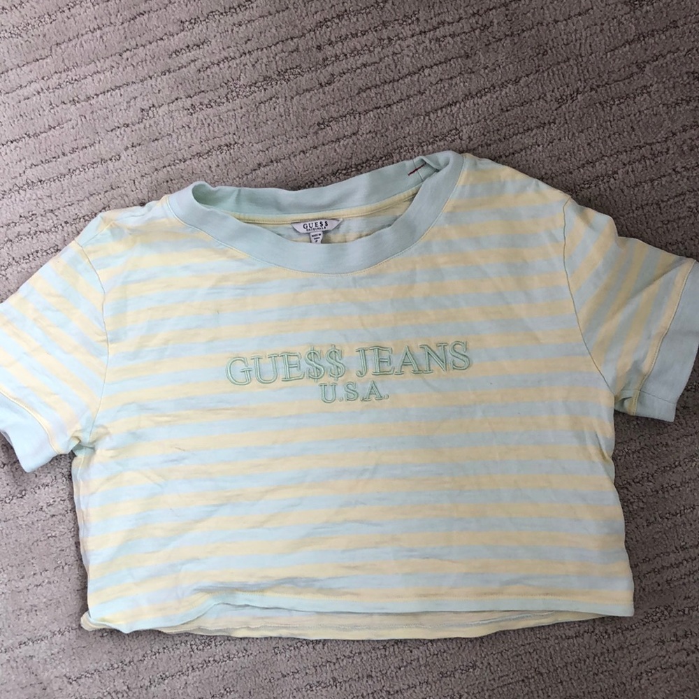 Guess ASAP rocky collab crop top